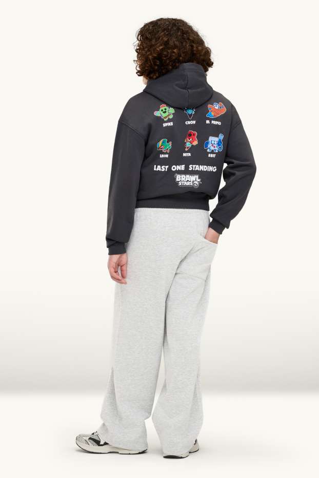 Kinderen: jongens - Joggingbroek - licht grijs-mix