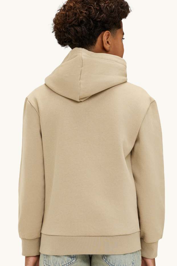 Enfants garçons - Lot de 2 - tigre et écouteurs - sweat à capuche et sweat - noir / beige