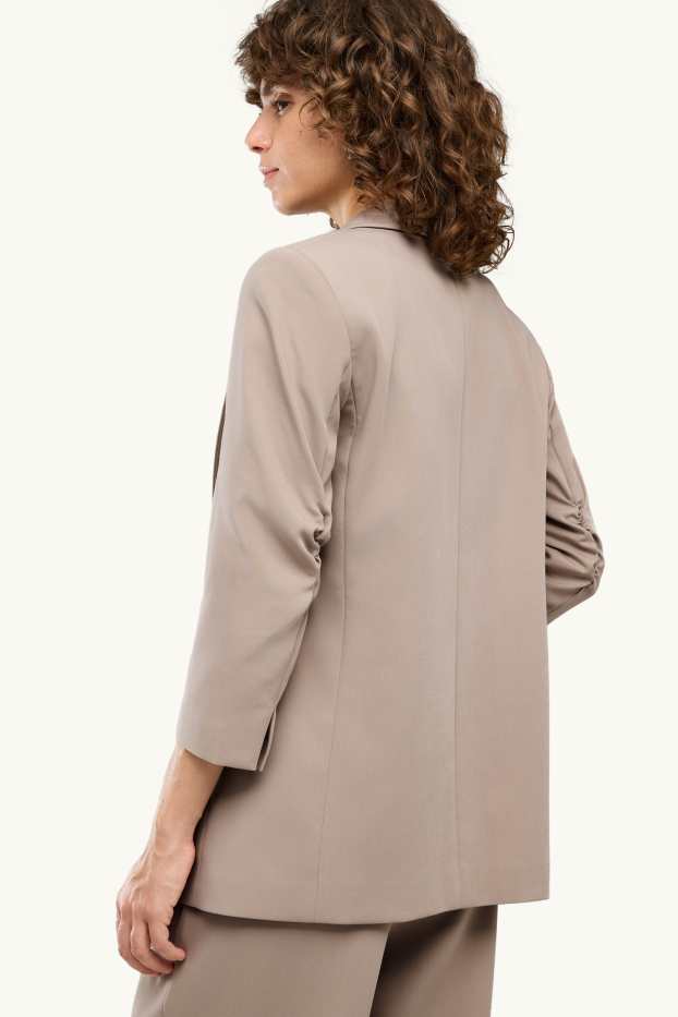 Dames - Business-blazer - regular fit - beige