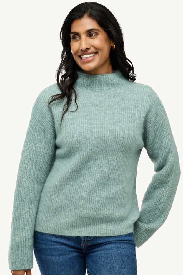 Women - Jumper - mint green