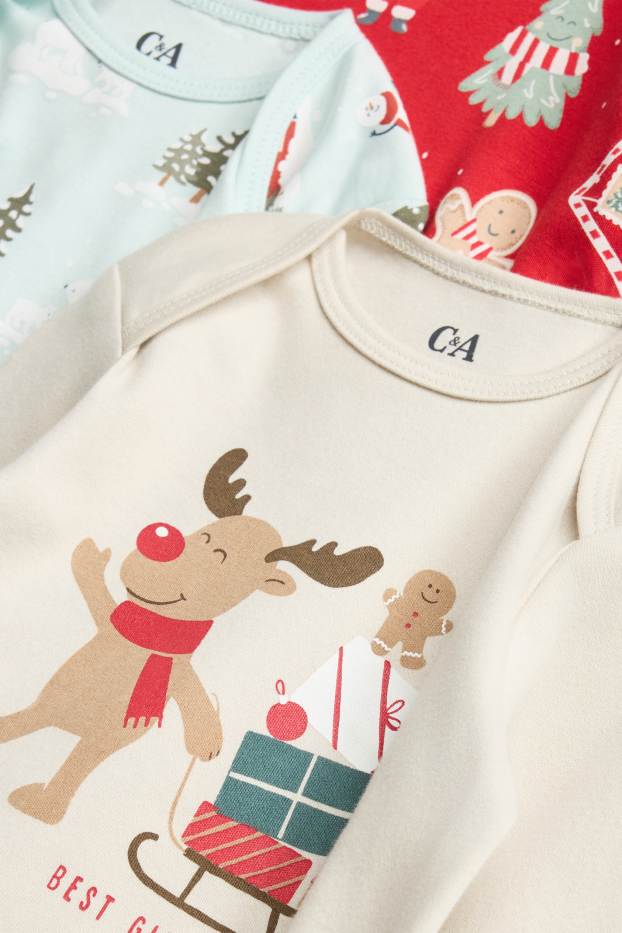 Neonati - Body neonati - beige / blu