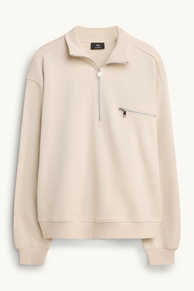Hommes - Sweat - beige