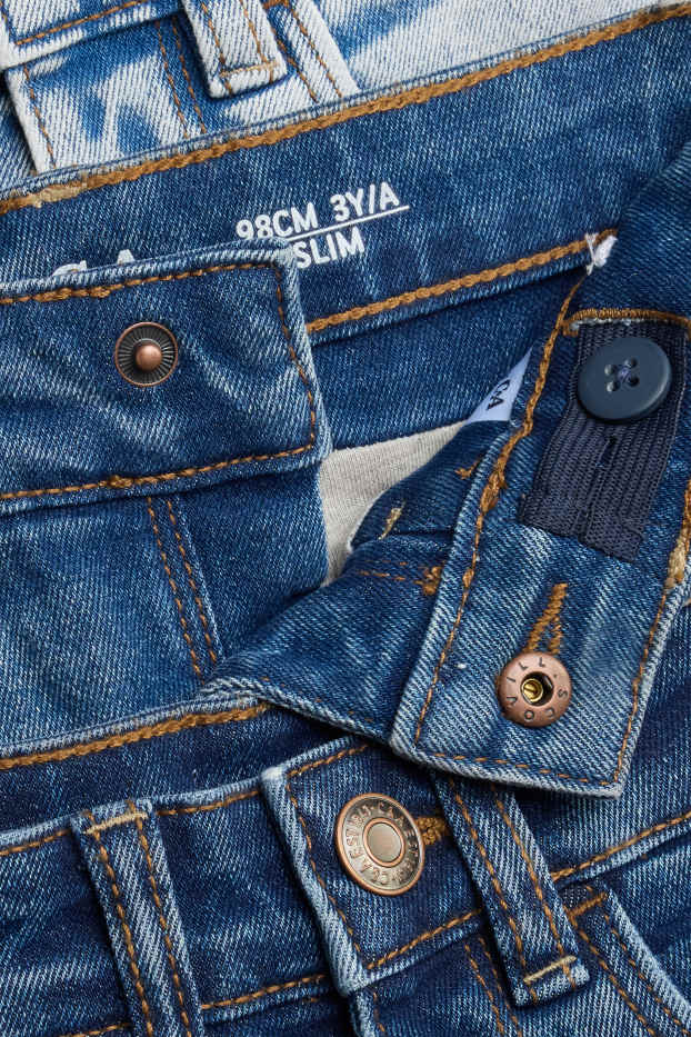 Nen - Paquet de 3 - Slim Jeans - texans tèrmics - texà blau
