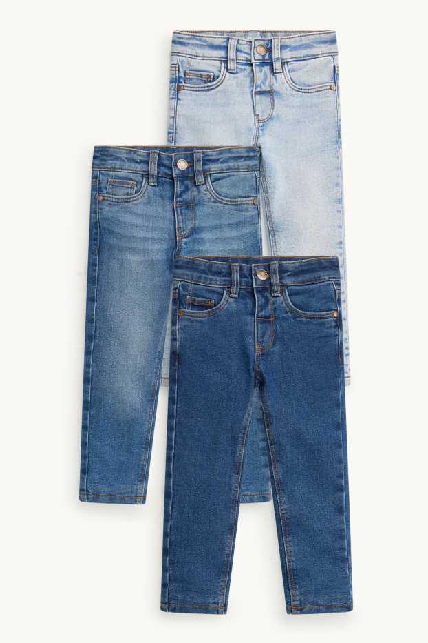 Nen - Paquet de 3 - Slim Jeans - texans tèrmics - texà blau