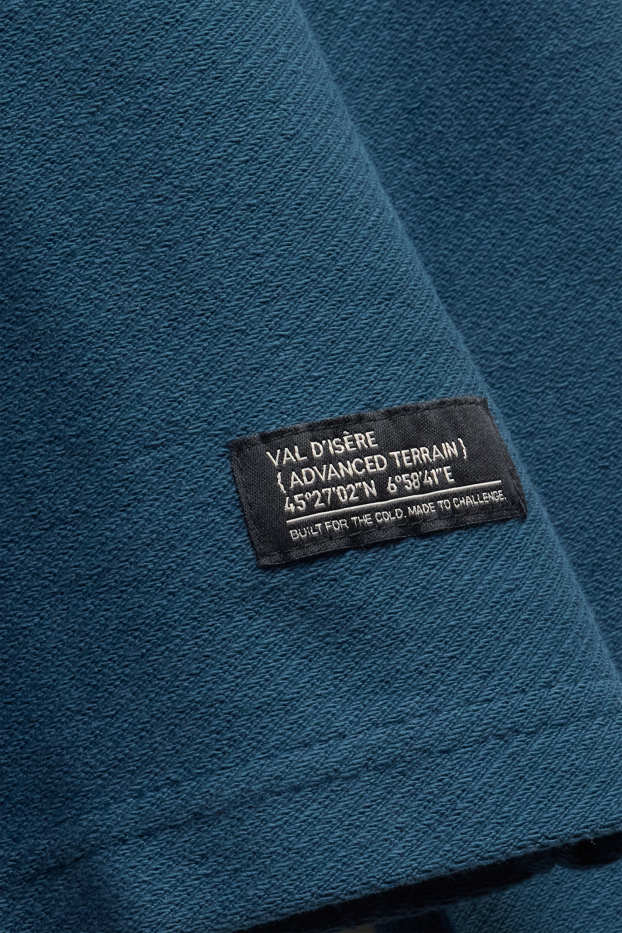 Bărbați - Tricou cu mânecă lungă - relaxed fit - albastru închis
