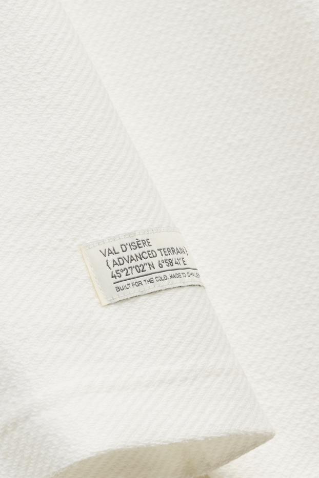 Herren - Langarmshirt - Relaxed Fit - weiß