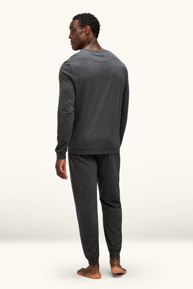 Hommes - Pyjama - gris foncé