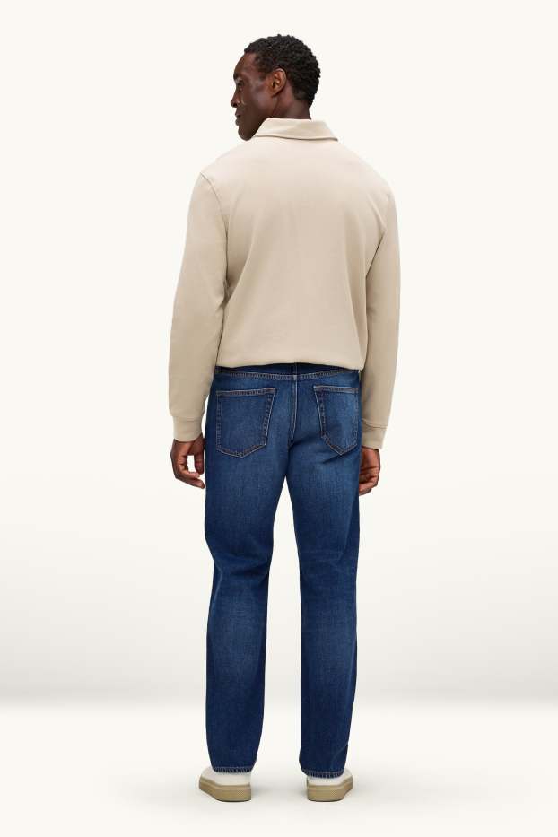 Heren - Straight jeans - jeansblauw