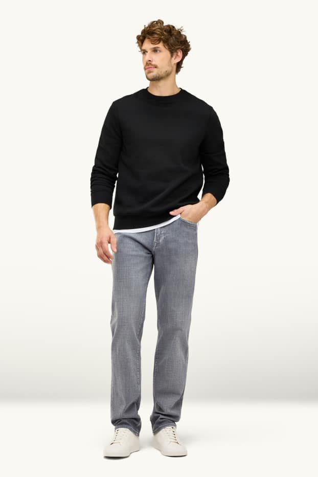 Heren - Straight jeans - LYCRA® - jeanslichtgrijs
