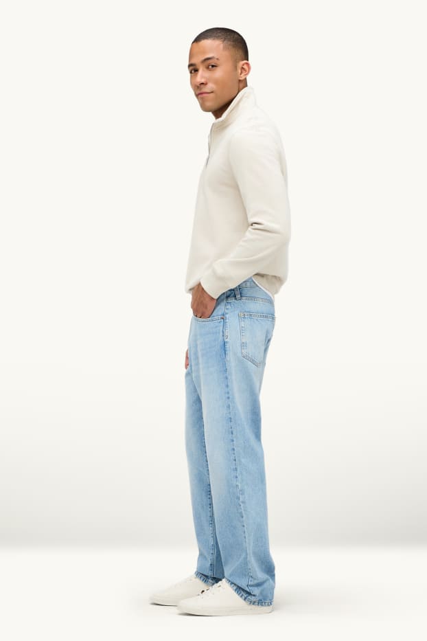 Hommes - Relaxed jean - jean bleu clair