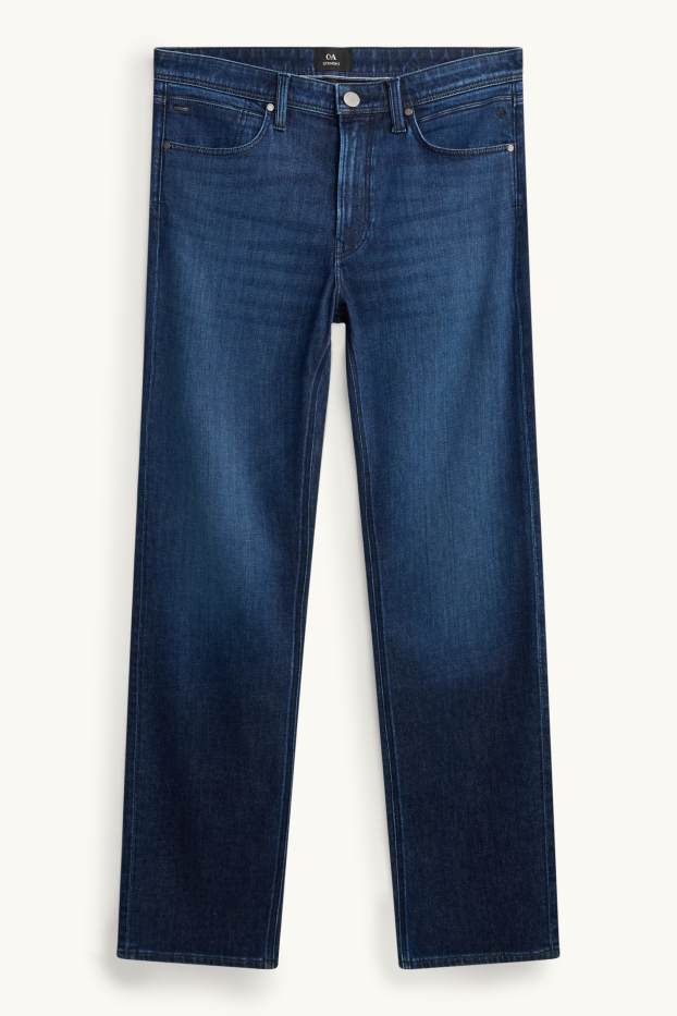 Home - Straight Jeans - texà blau