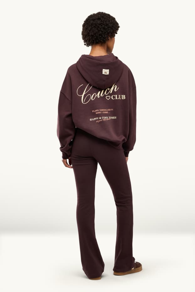 Femmes - Flared leggings - marron foncé