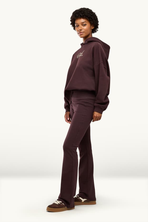Femmes - Flared leggings - marron foncé
