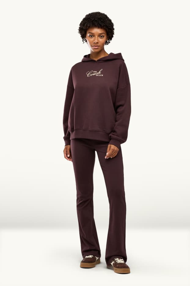 Femmes - Flared leggings - marron foncé