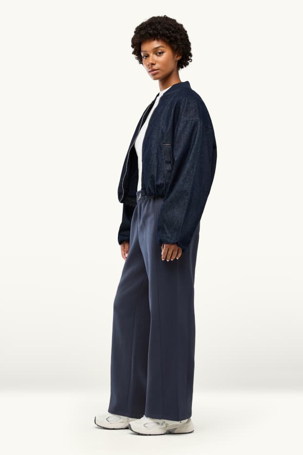 Femmes - Pantalon de jogging - bleu foncé