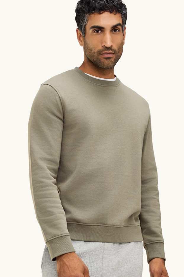 Herren - Sweatshirt - hellgrün