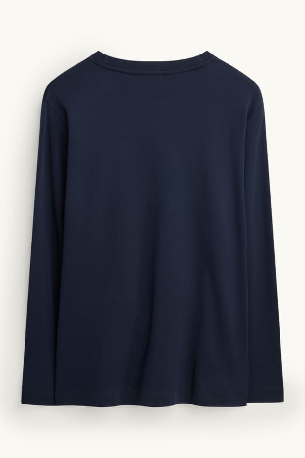 Damen - Langarmshirt - Regular Fit - Édouard Manet - dunkelblau