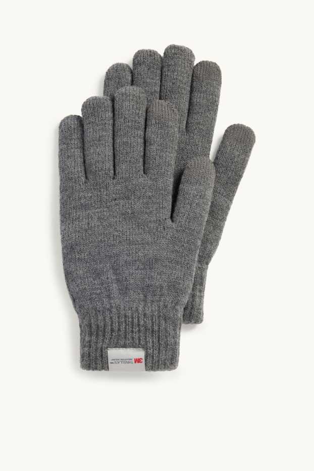 Heren - Handschoenen - grijs-mix