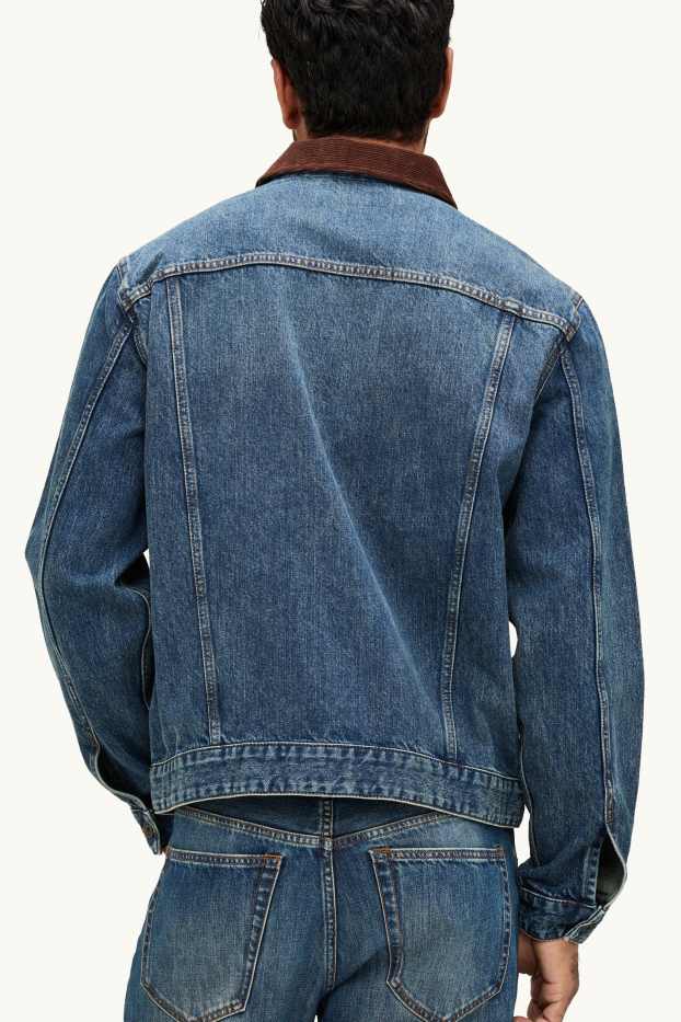 Men - Denim jacket - blue denim