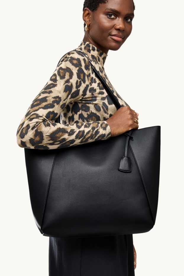 Donna - Shopper grande - similpelle - nero