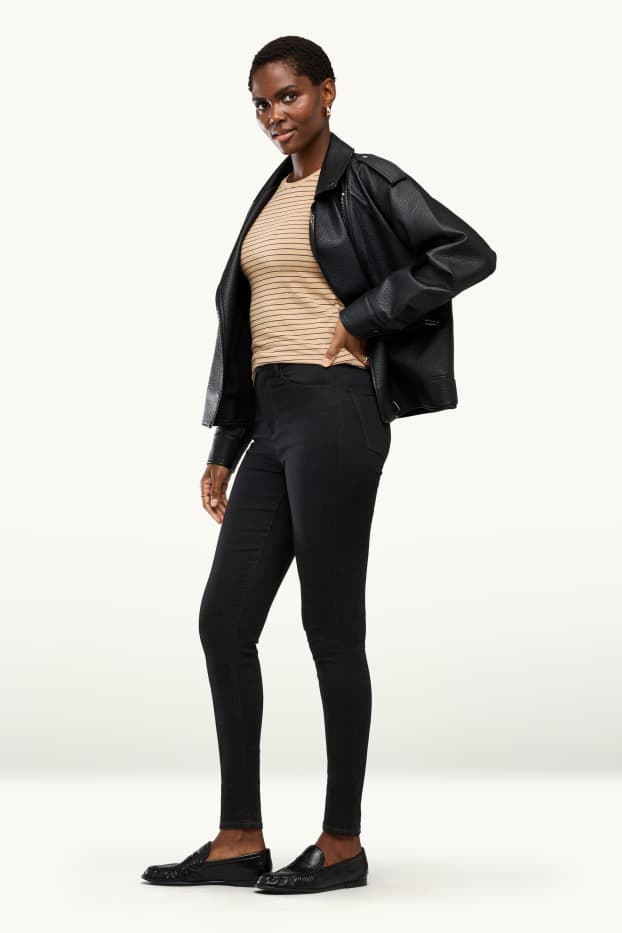 Women - Jegging jeans - high waist - black