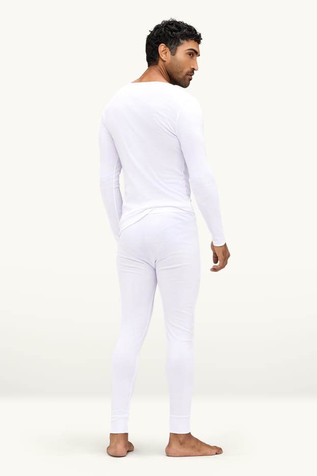 Men - Multipack of 2 - long johns - white