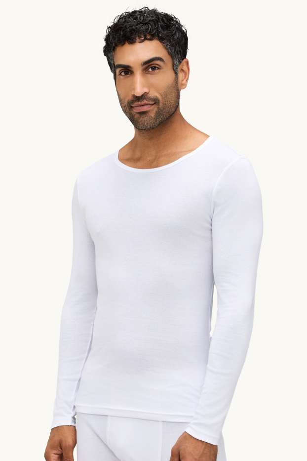 Uomo - Confezione da 2 - maglia intima - bianco neve