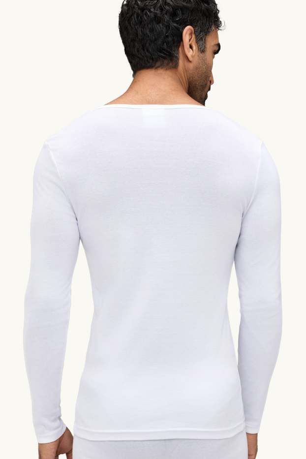 Uomo - Confezione da 2 - maglia intima - bianco neve