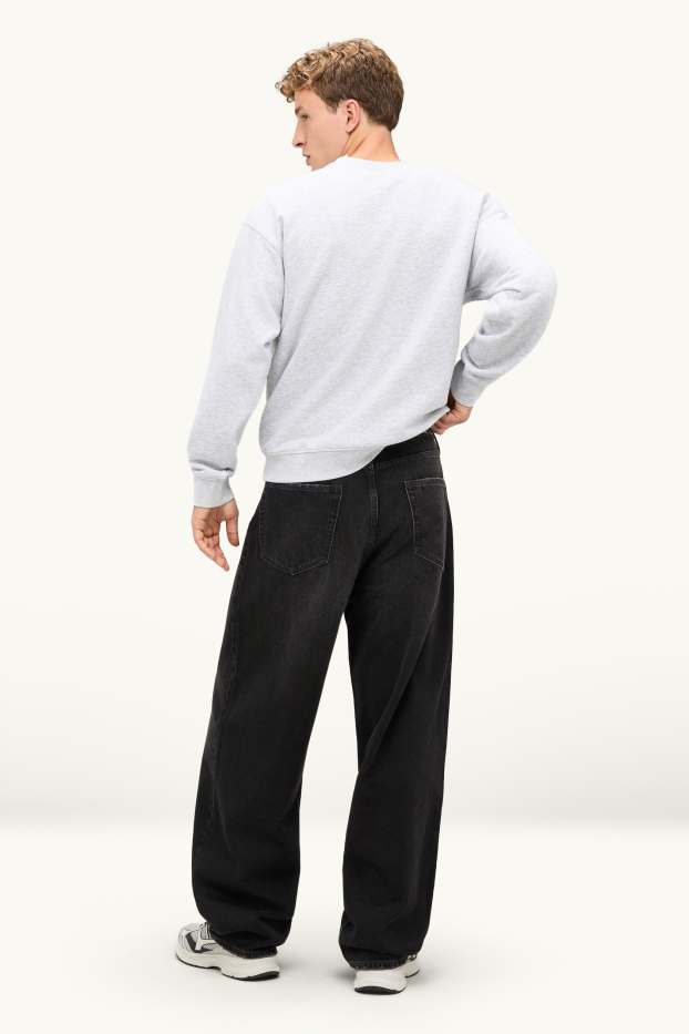 Uomo - Baggy jeans - nero