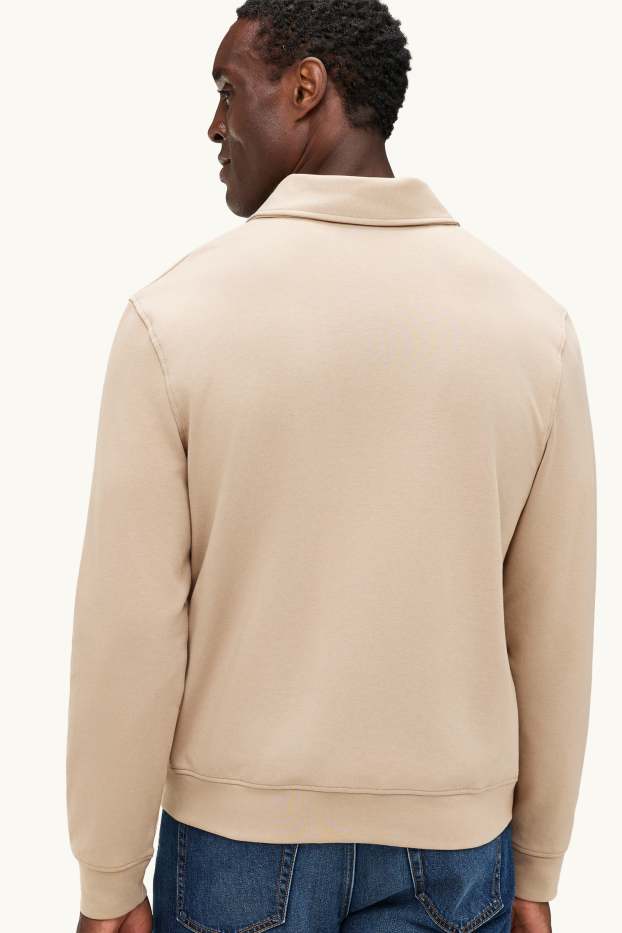 Hommes - Veste en molleton - beige
