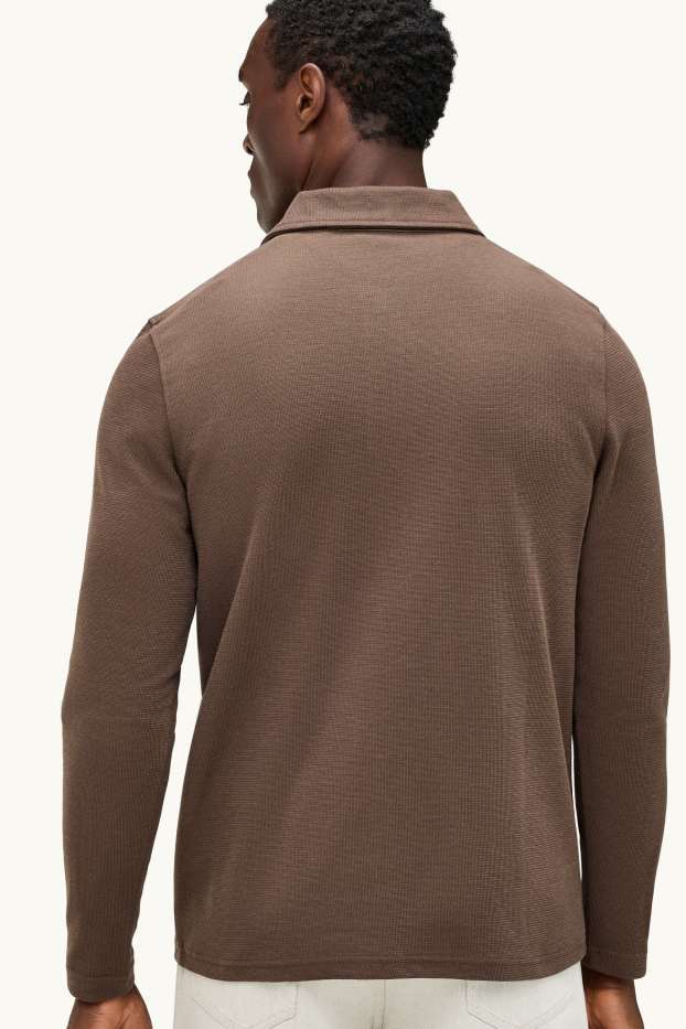 Men - Sweatshirt - brown