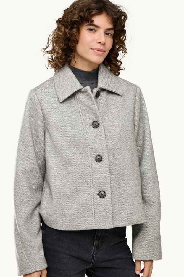 Women - Jacket - gray-melange