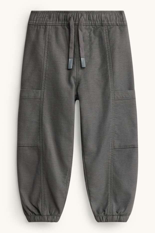 Kinder Jungen - Thermo-Jogginghose - dunkelgrau