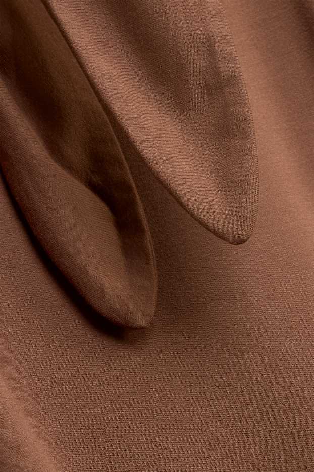 Donna - Maglia a maniche lunghe - regular fit - marrone
