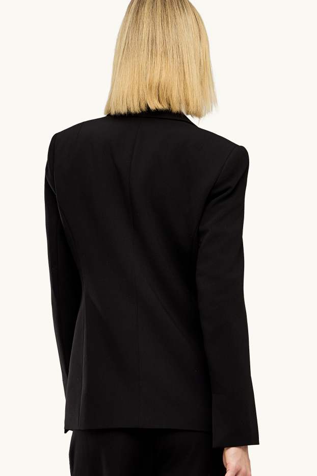Women - Business blazer - fitted - black