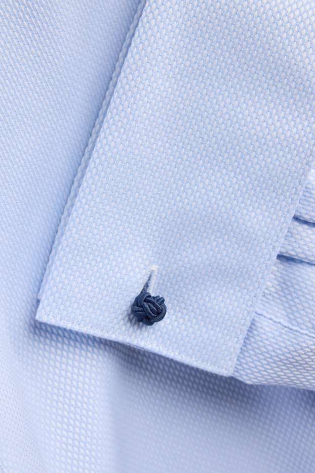 Heren - Business-overhemd - regular fit - cut away - strijkvrij - lichtblauw