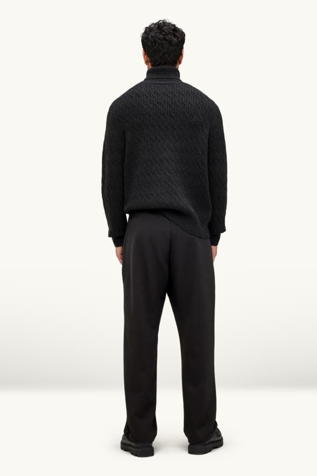 Bărbați - Chino - relaxed fit - negru