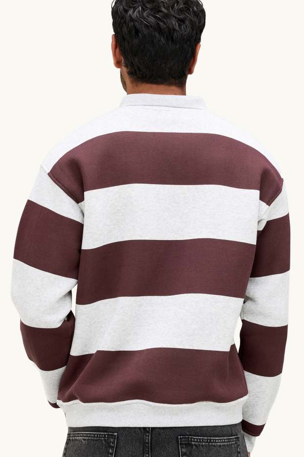 Men - Sweatshirt - gray / brown