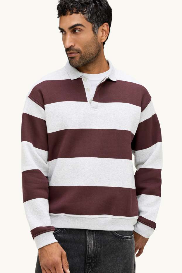 Men - Sweatshirt - gray / brown