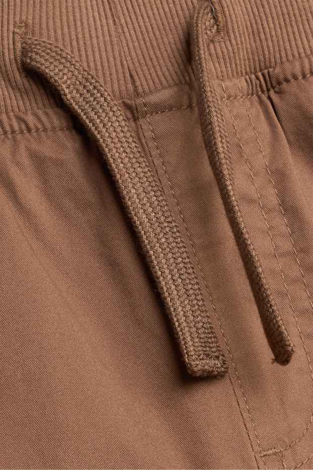 Copii - Băieți - Pantaloni cargo termoizolanți - maro