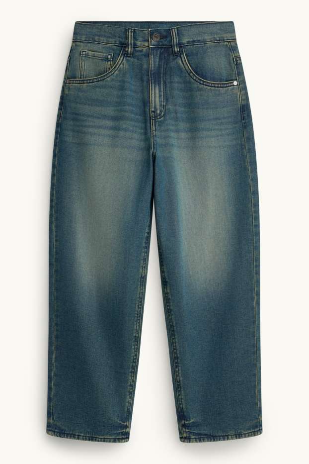 Copii - Băieți - Skater jeans - jeans termoizolanți - denim-albastru