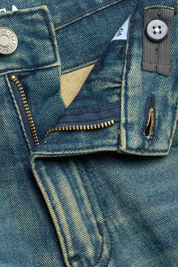 Copii - Băieți - Skater jeans - jeans termoizolanți - denim-albastru