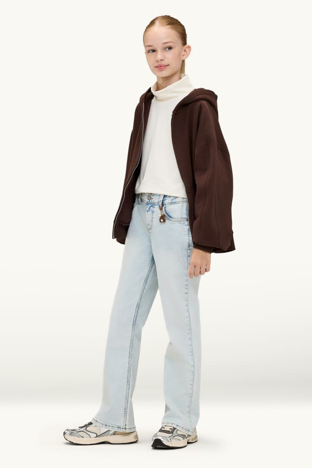 Bambine - Orsacchiotto - bootcut jeans - LYCRA® - jeans blu