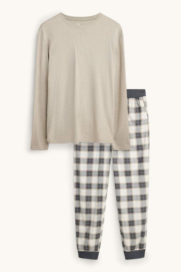 Herren - Pyjama - beige