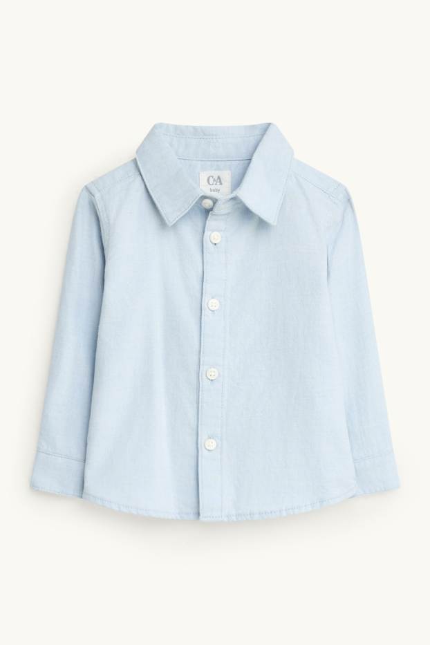Baby Boys - Baby outfit - 3 piece - blue / beige