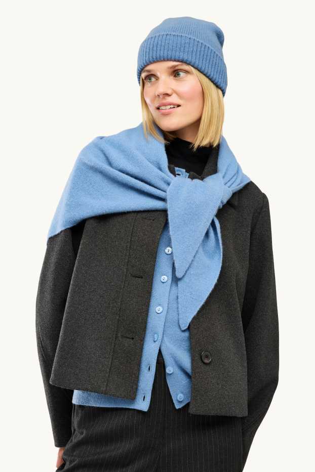 Donna - Berretto in cashmere - blu