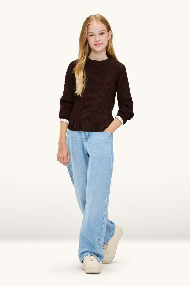 Nena - Skater Jeans - texà blau clar
