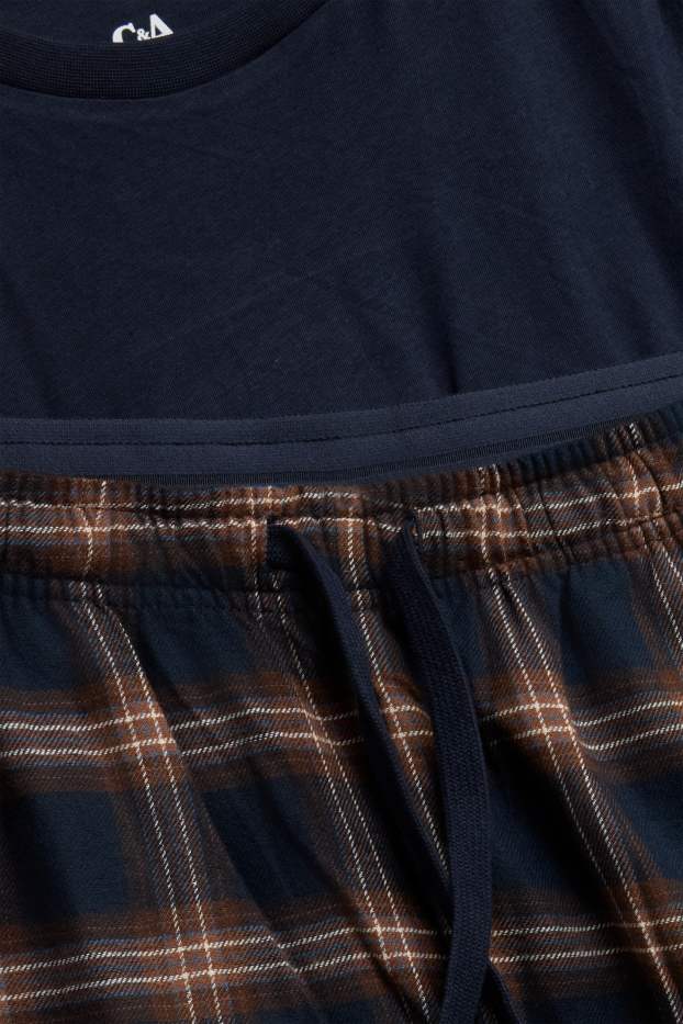 Heren - Pyjama - blauw