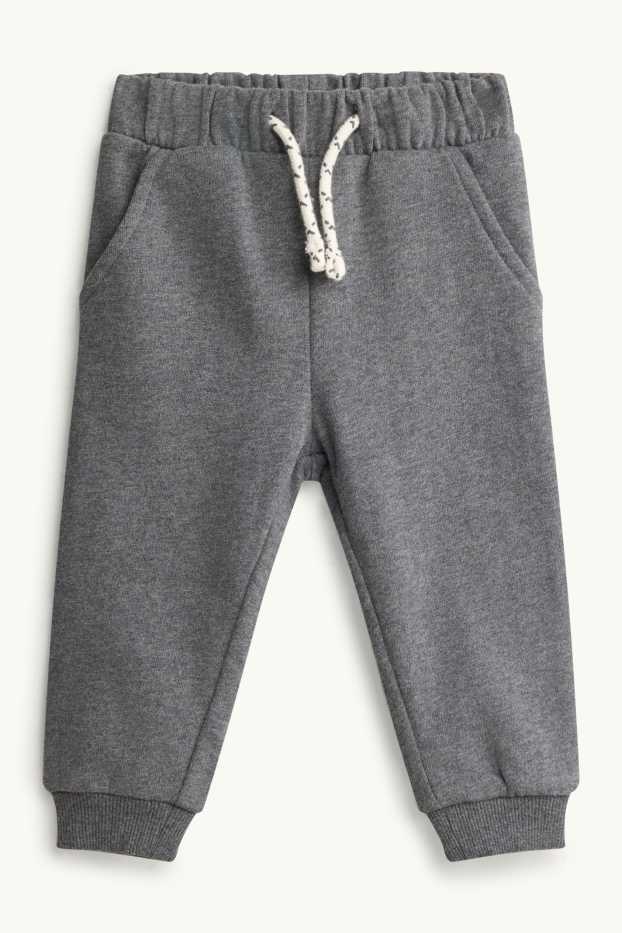 Miminka - chlapci - Outfit pro miminka - bílá/šedá