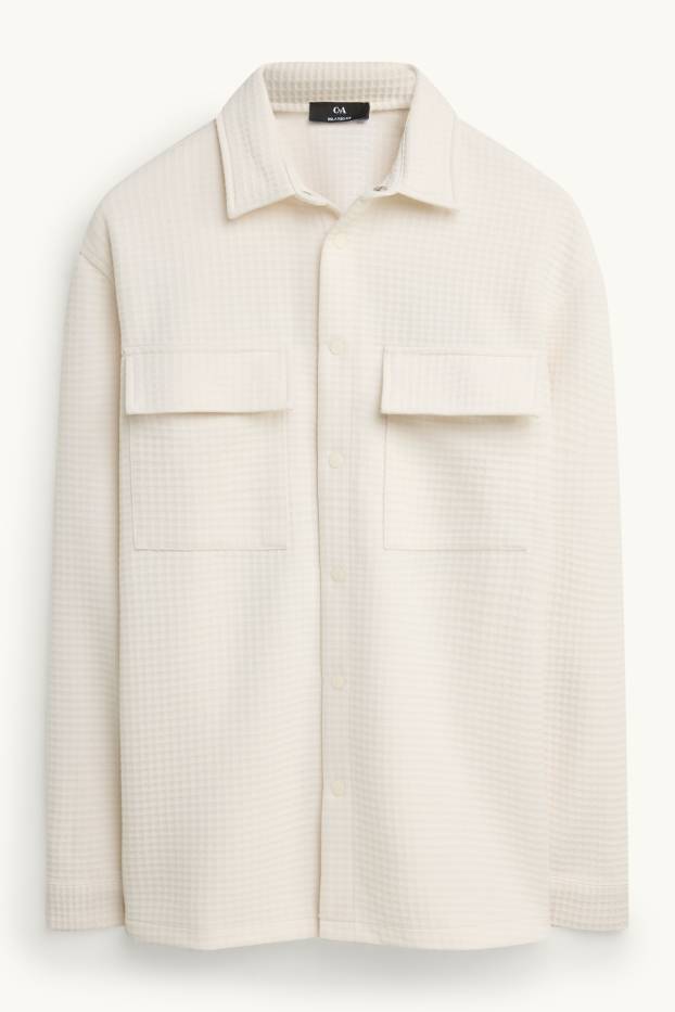 Hommes - Chemise - blanc crème